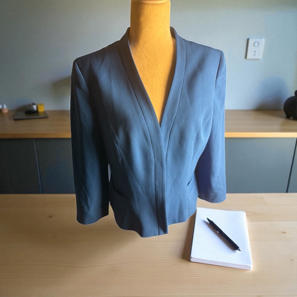 Kensie Separated Corpcore Blazer Jacket long sleeve open from Lined Office Siren